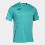 Joma COMBI SHORT SLEEVE T-SHIRT TURQUOISE