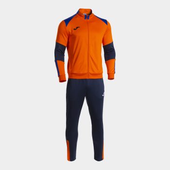 Joma DANUBIO TRACKSUIT ORANGE NAVY BLUE